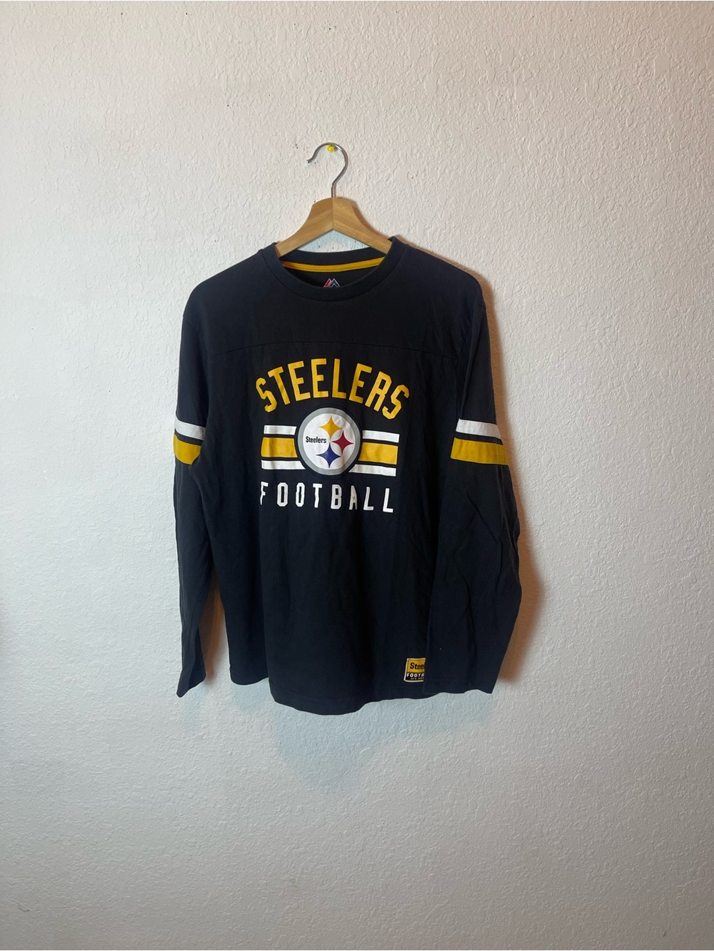 Pittsburgh Steelers Power Hit Long Sleeve T-Shirt size L